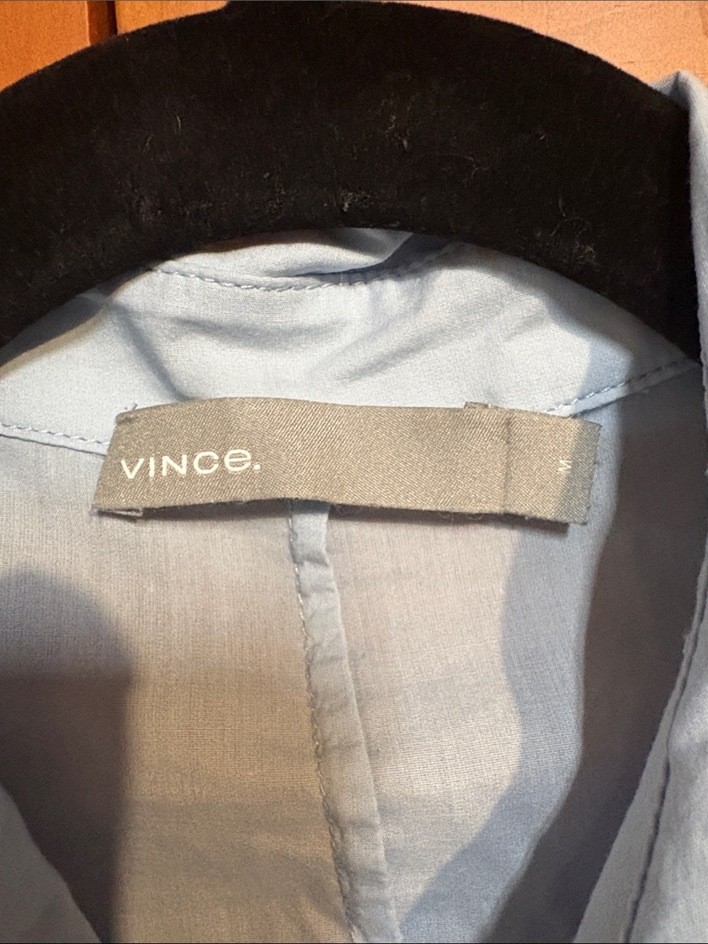 Vince Pale Blue Button-Down Shirt - Picture 2 of 8